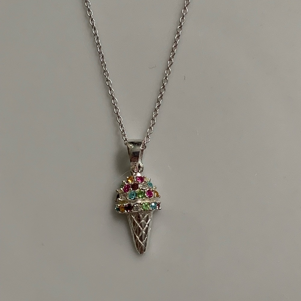 Ice Cream Cone Necklace